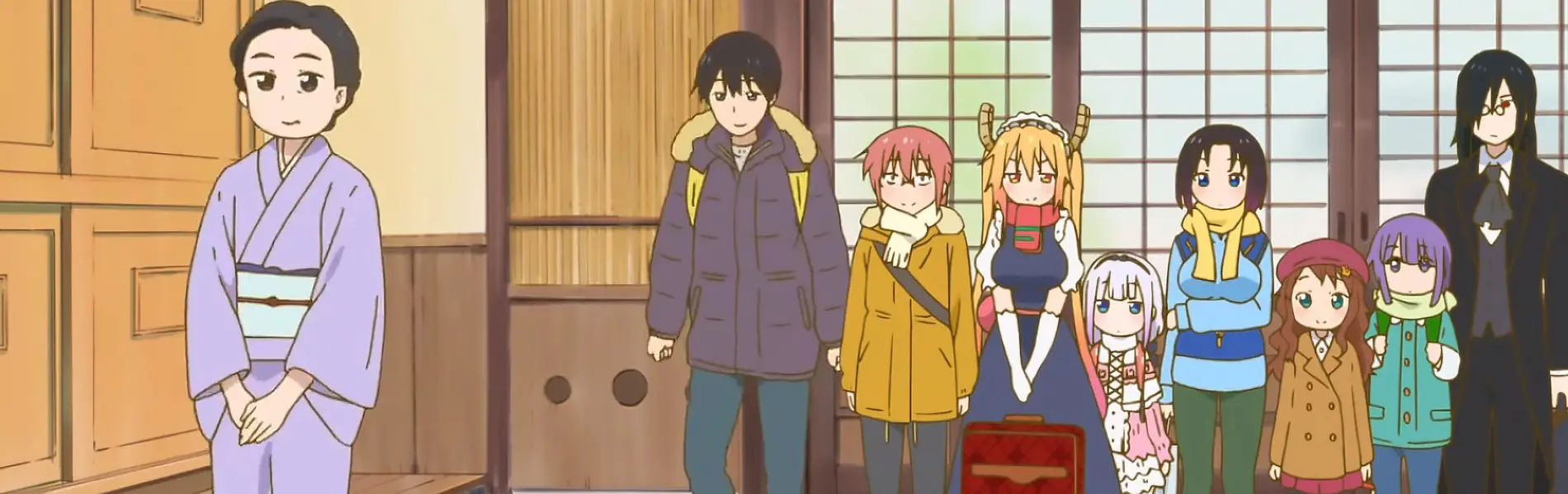 Banner for Miss Kobayashi's Dragon Maid: Valentines and Hot Springs! (Please Don't Get Your Hopes Up)